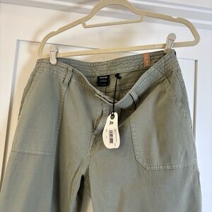 NWT Prana Sancho Boyfriend Pants Juniper Green Womens Size 14